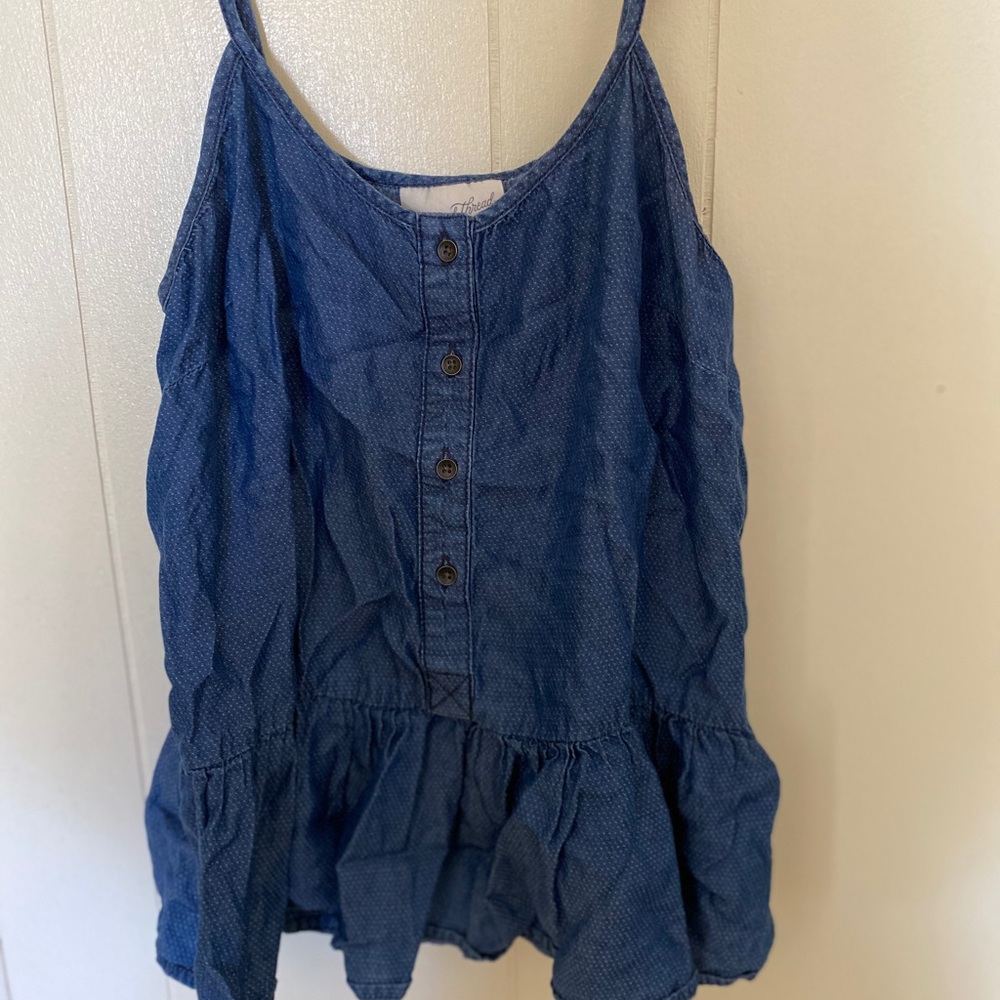 Denim tank top